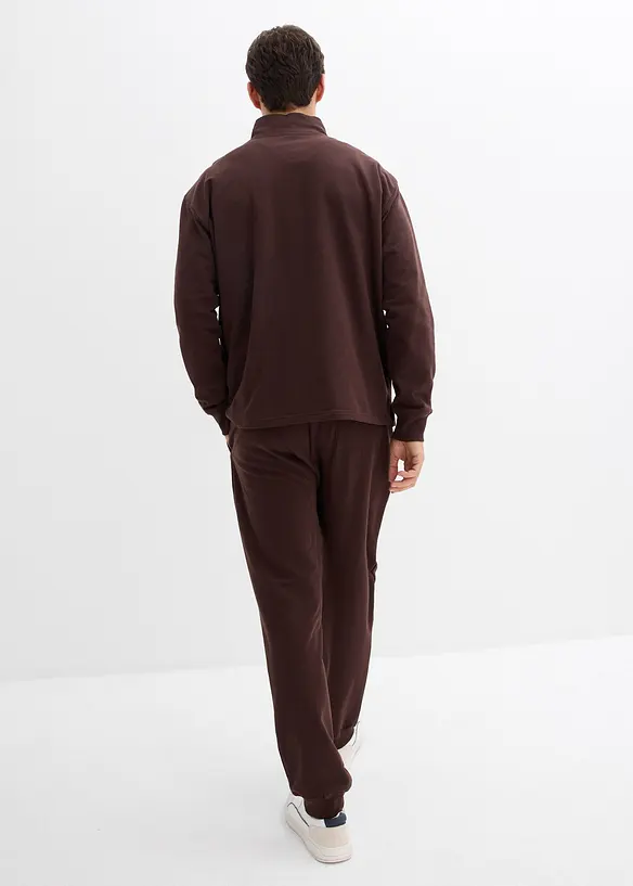 Joggingpak van katoen (2-dlg. set), loose fit, bonprix