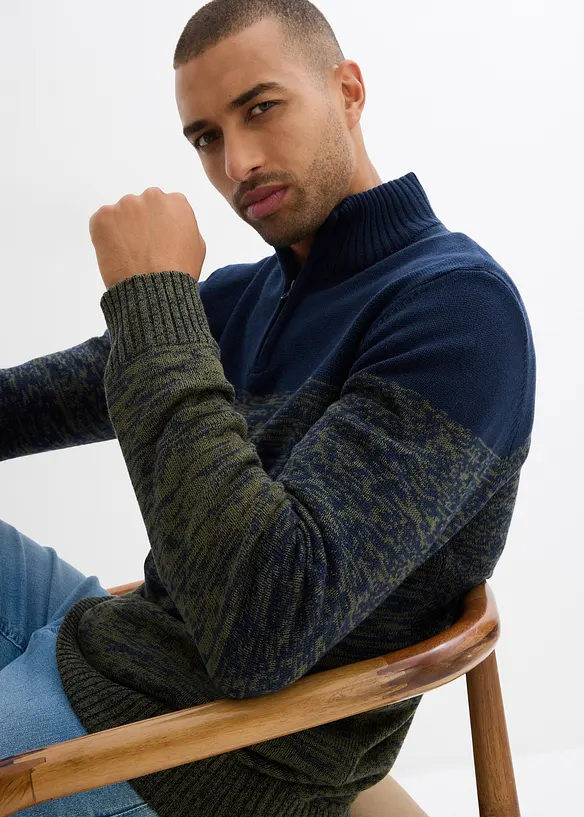 Grof gebreide schipperstrui met katoen, bonprix