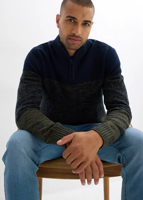 Grof gebreide schipperstrui met katoen, bonprix