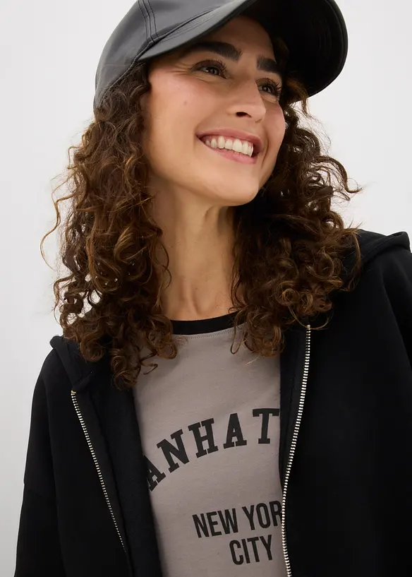 Oversized sweatvest, bonprix