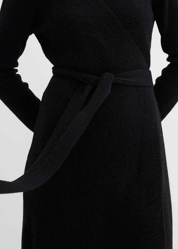 Wikkeljurk van gebreide stof voor tijdens en na de zwangerschap, bonprix