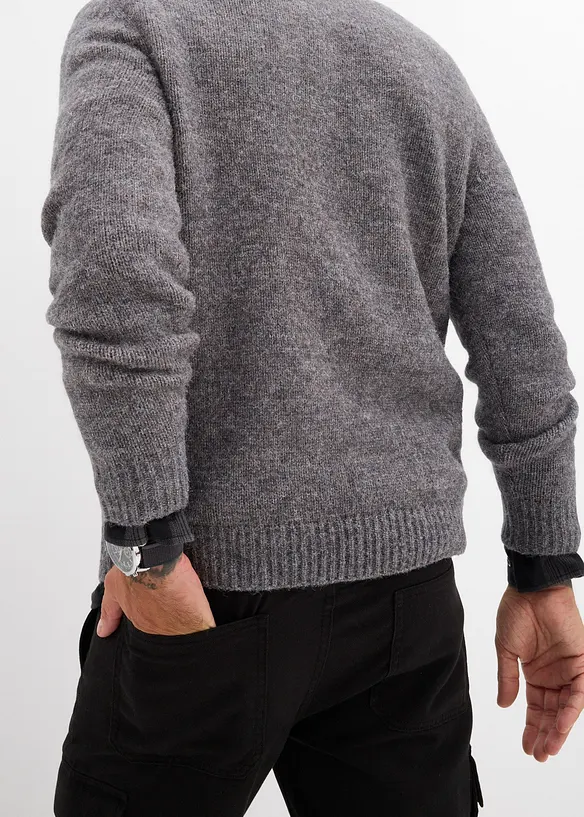 Makkelijk te onderhouden grof gebreide trui, bonprix