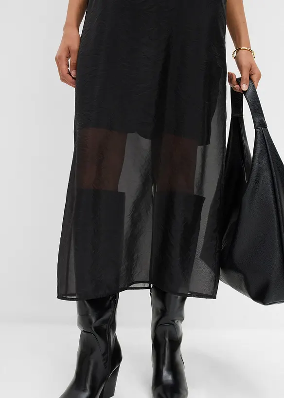 Jurk met spaghettibandjes, bonprix