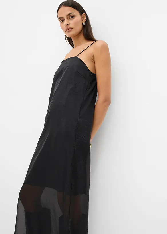 Jurk met spaghettibandjes, bonprix