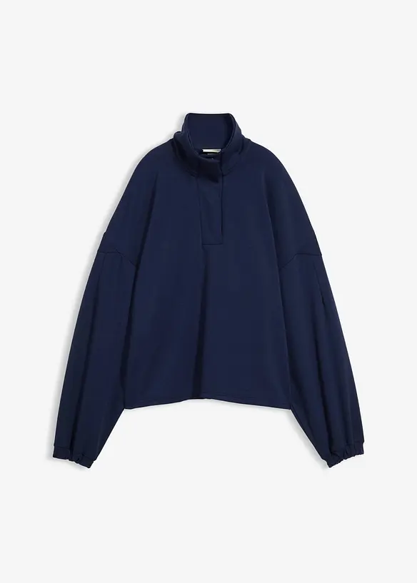 Oversized sweater van scuba, bonprix