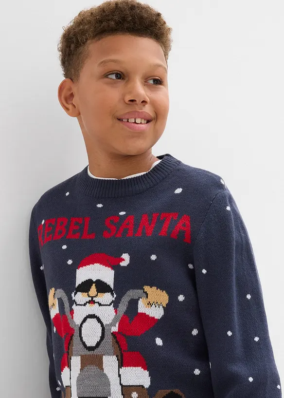 Fijngebreide kersttrui, bonprix