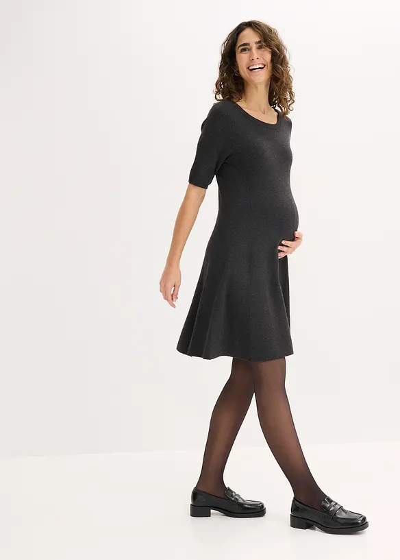 Warmhoudende zwangerschapspanty in transparante look, 50 DEN, bonprix