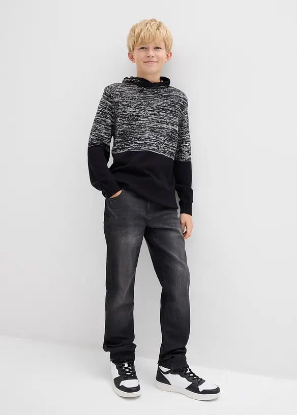 Trui met sjaalkraag, bonprix