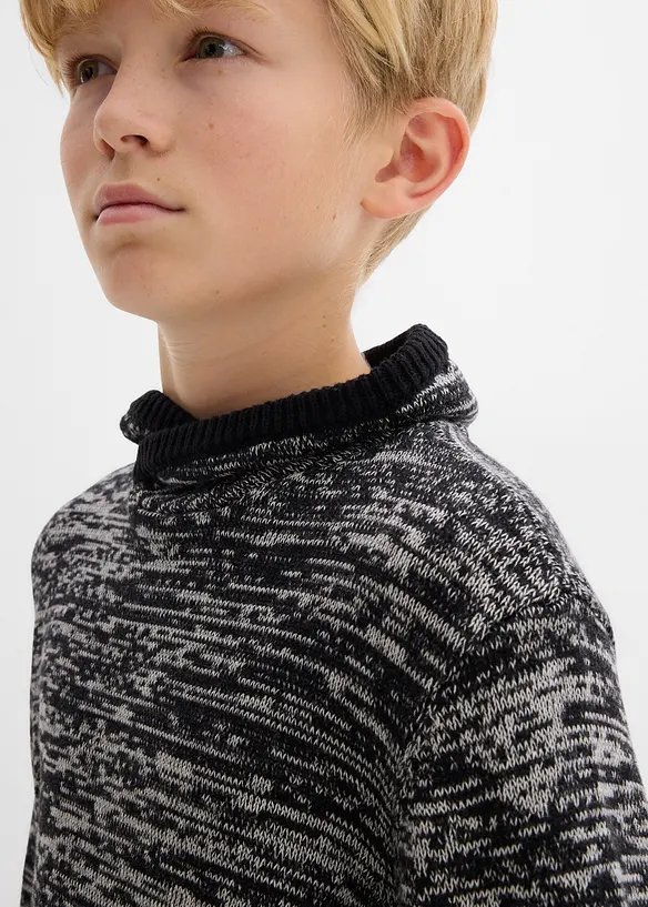 Trui met sjaalkraag, bonprix