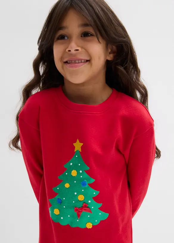 Sweaterjurk met kerstmotief, bonprix