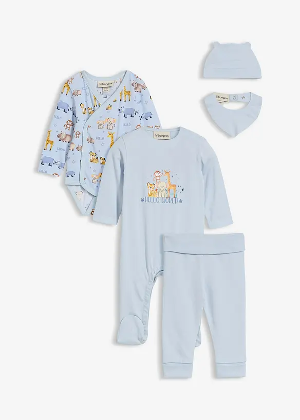 Baby outfit (5-dlg. set), bonprix