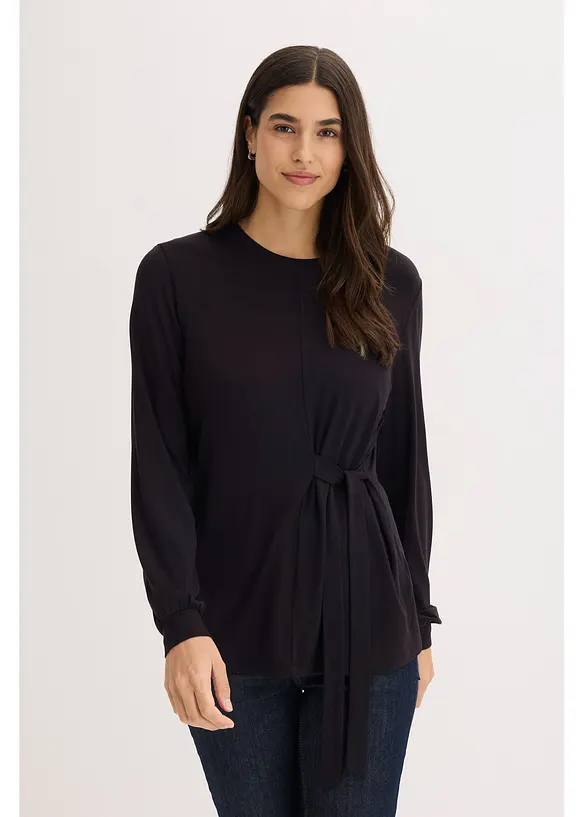 Longsleeve in een zachte viscosemix, bonprix