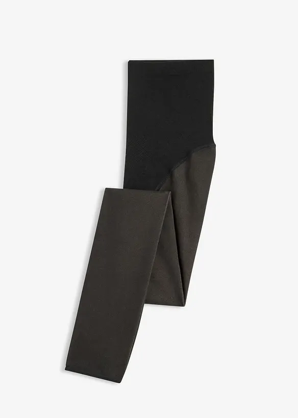 Warme legging in transparante look met Belly-Control en push-up, 50 den, bonprix