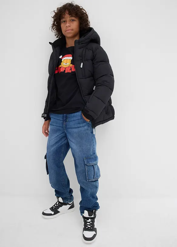 Garfield longsleeve met kerstmotief van puur katoen, Garfield