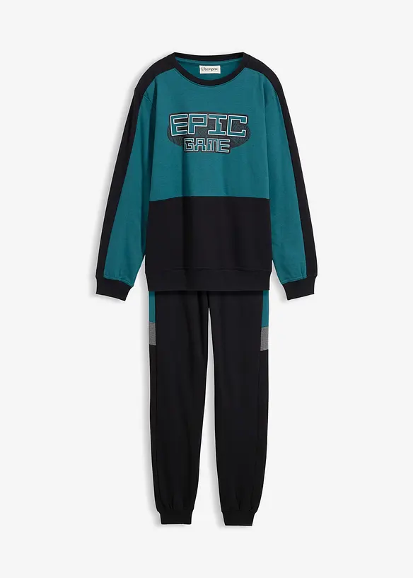 Joggingpak van puur biologisch katoen, bonprix