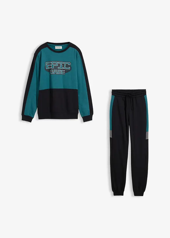 Joggingpak van puur biologisch katoen, bonprix