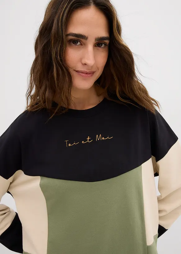 Sweatjurk van katoen, bonprix