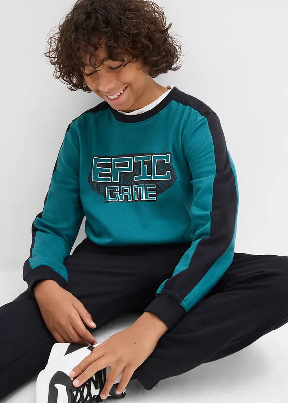 Joggingpak van puur biologisch katoen, bonprix