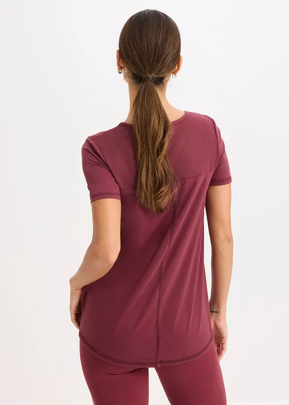 Ultrasoft outdoor shirt met mesh-inzetstuk, sneldrogend, bonprix