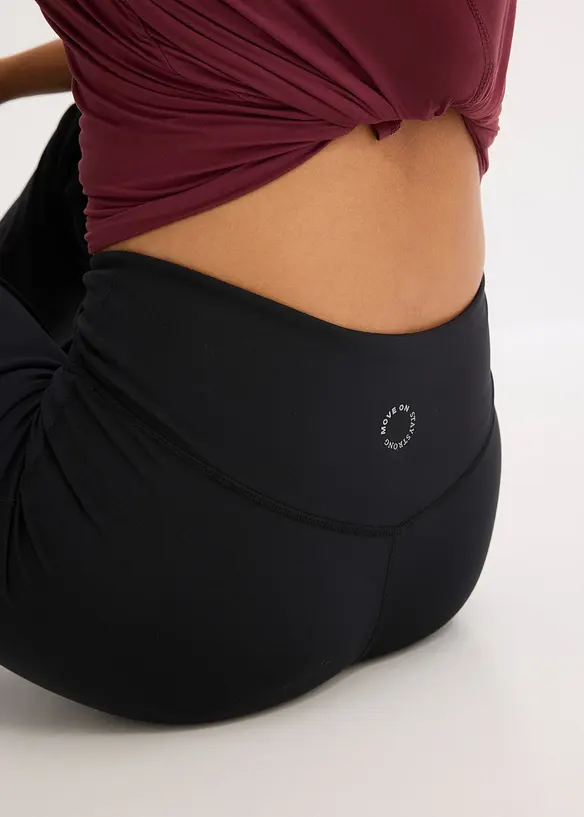 Thermo sportbroek van zacht materiaal, rechte pijpen, bonprix