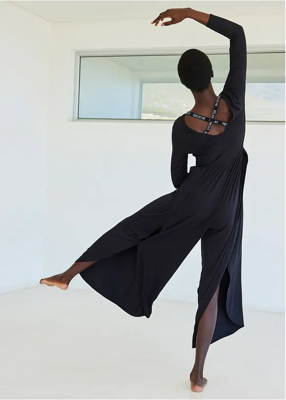 Sport jumpsuit van soepele viscose, bonprix