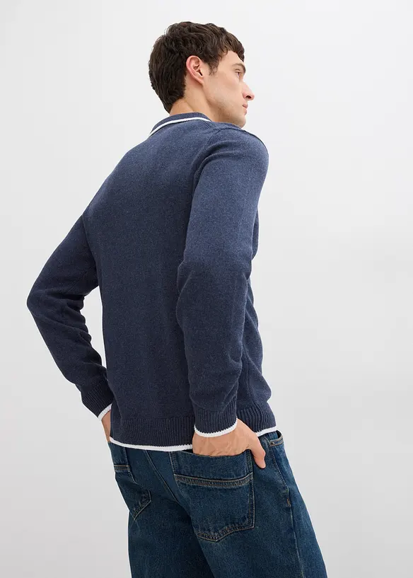 Trui met polokraag en gerecycled materiaal, bonprix