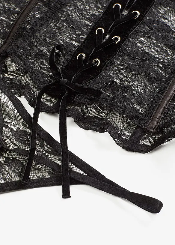 Bustier en slip van kant (2-dlg. set), bonprix