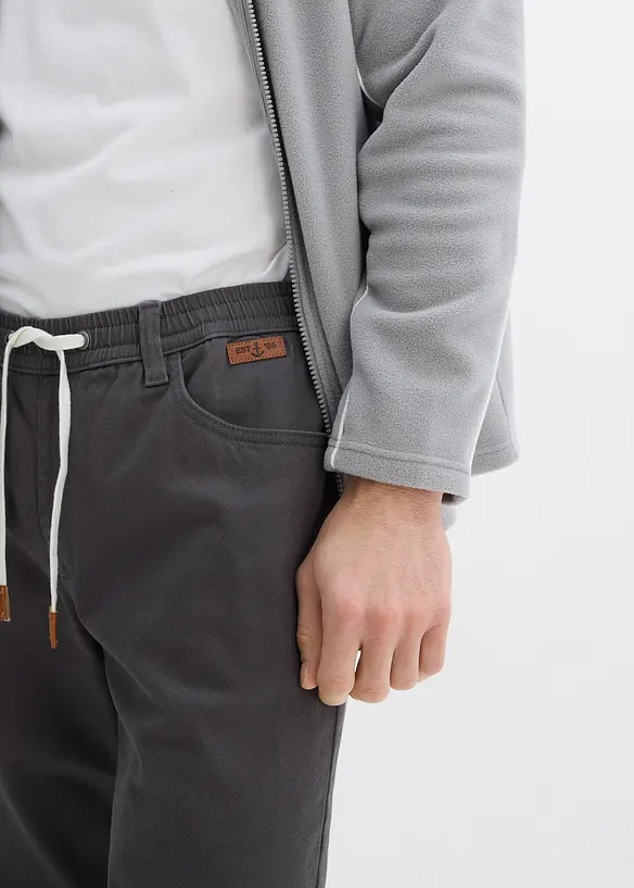 Regular fit stretch instapbroek, straight, bonprix