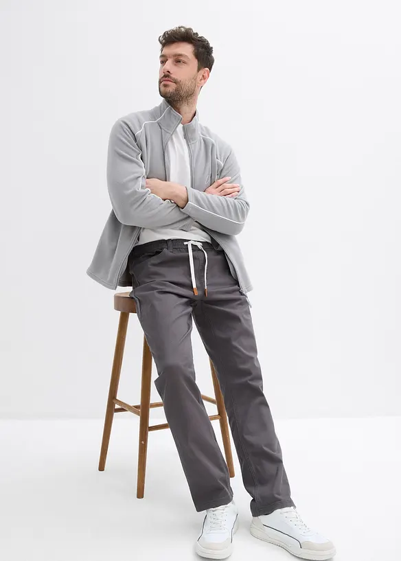 Regular fit stretch instapbroek, straight, bonprix