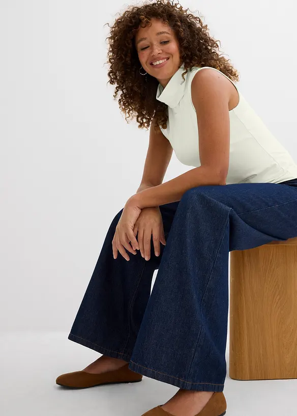 Top met col, bonprix