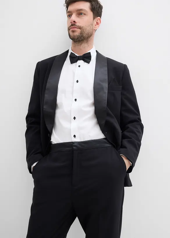 Smoking pantalon met stretch, slim fit, bonprix