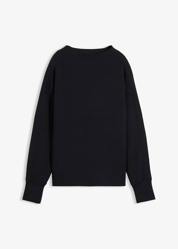 Oversized sweater van zachte scuba, bonprix