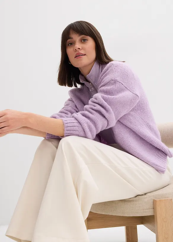 Oversized vest, cropped, bonprix