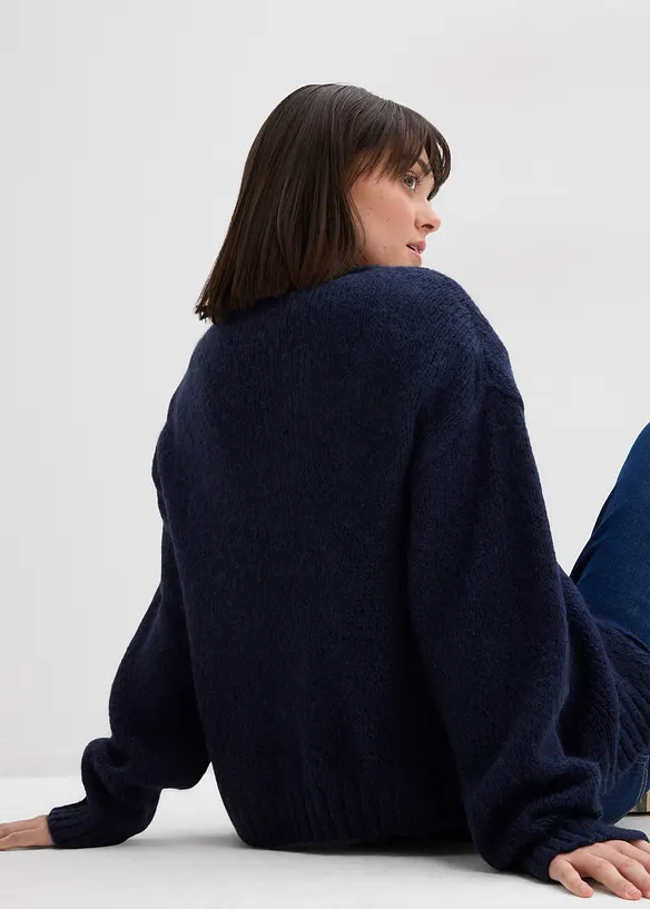 Oversized vest, cropped, bonprix