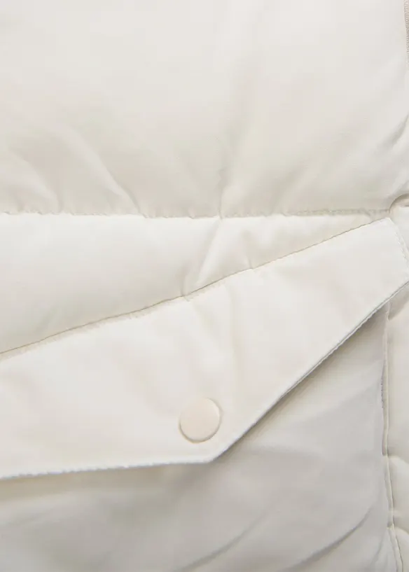 Gewatteerde jas met teddykraag, bonprix