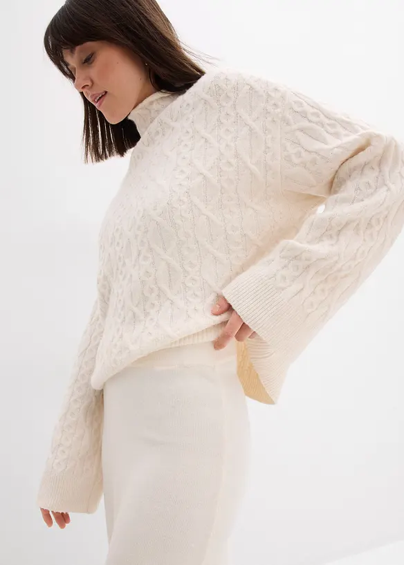 Midirok in een zachte viscosemix, bonprix