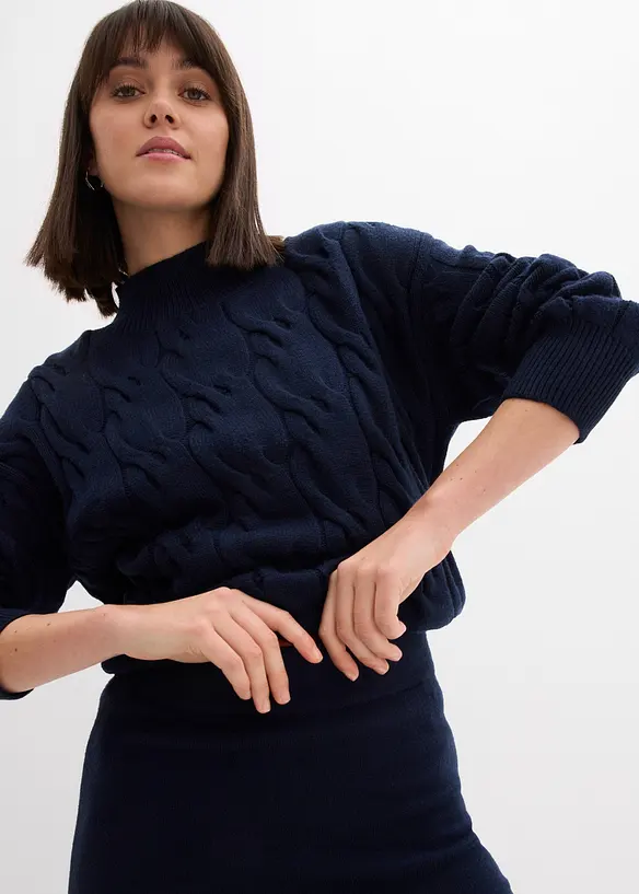 Midirok in een zachte viscosemix, bonprix