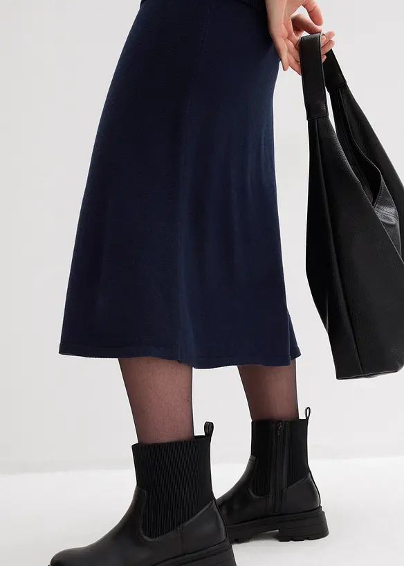 Midirok in een zachte viscosemix, bonprix