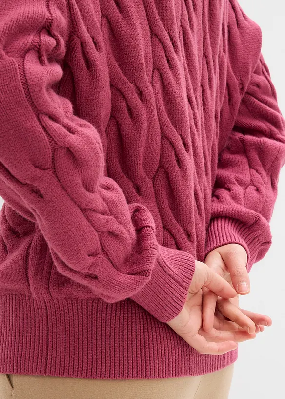 Oversized trui in een zachte viscosemix, bonprix