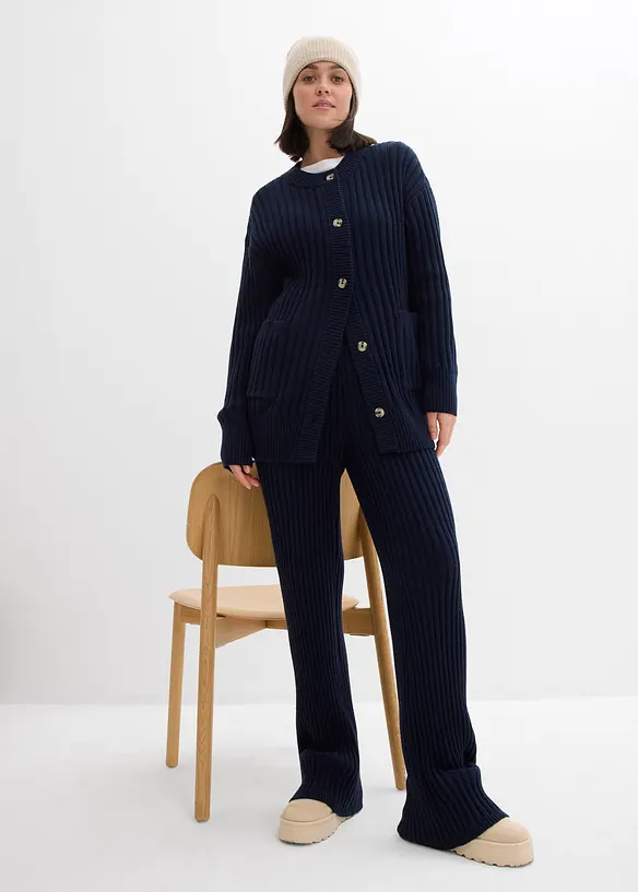 Gebreide broek van een softe viscosemix, bonprix