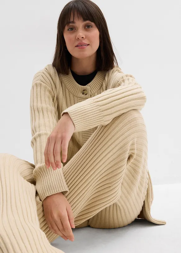 Gebreide broek van een softe viscosemix, bonprix