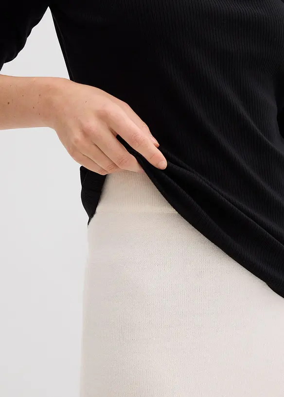 Geribd shirt in een zachte viscosemix, bonprix