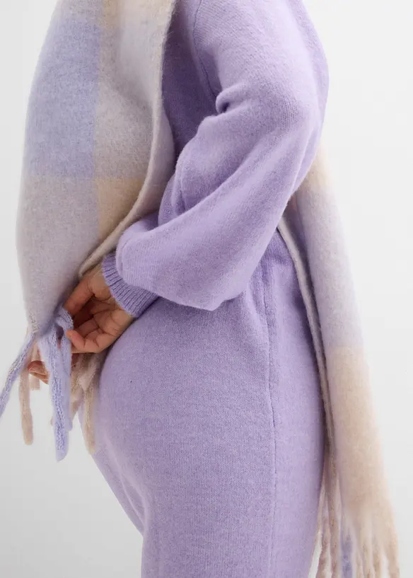 Gebreide jurk met structuur, bonprix