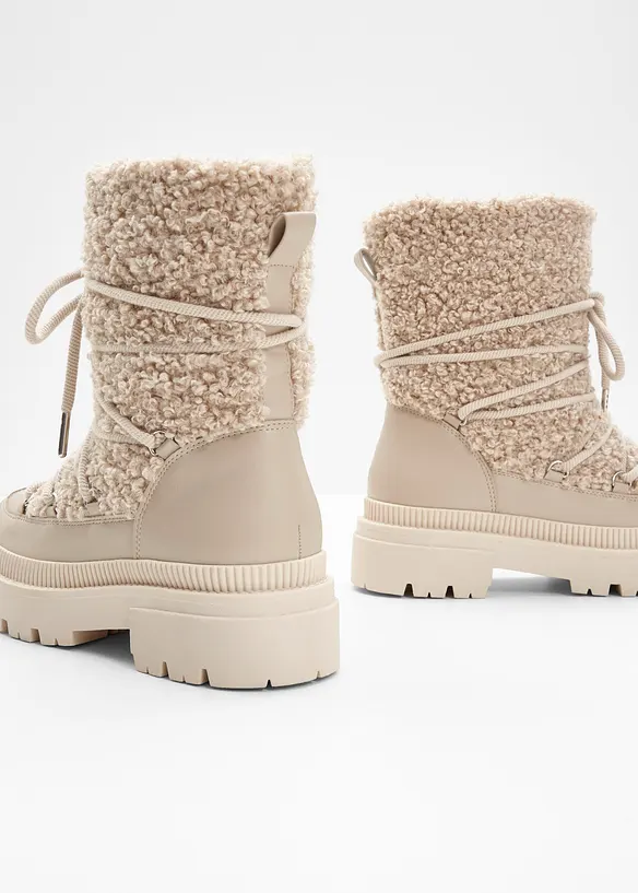 Gevoerde veterboots, bonprix