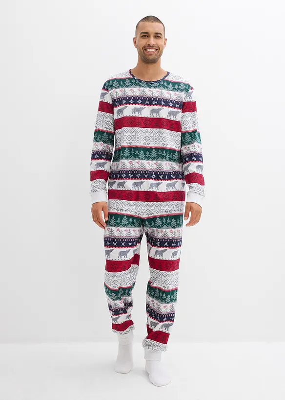 Pyjama van puur katoen met cadeauzakje, bonprix