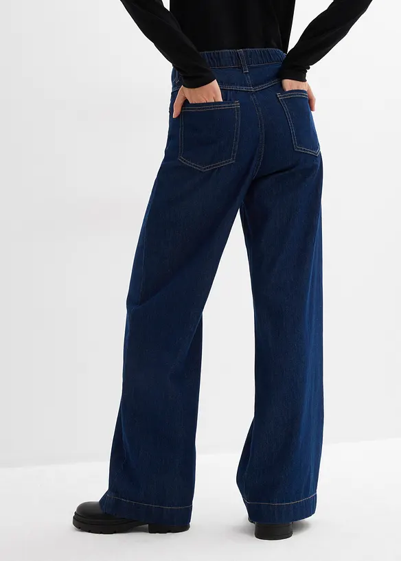 Loose fit straight jeans, high waist, bonprix
