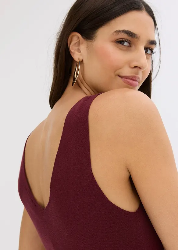 Gebreide jurk en shirt (2-dlg. set), bonprix