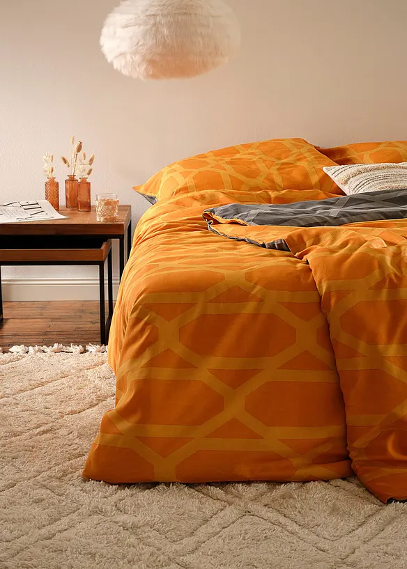 Dubbelzijdig dekbedovertrek met een grafische print, bonprix