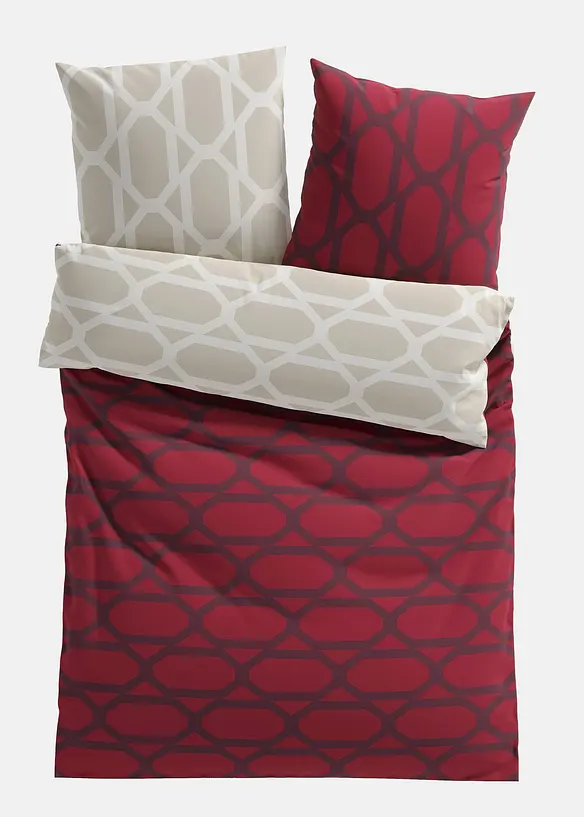 Dubbelzijdig dekbedovertrek met een grafische print, bonprix