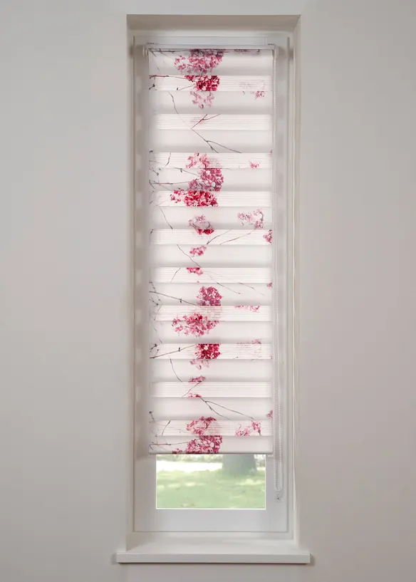 Duo rolgordijn met bloemenprint, bonprix